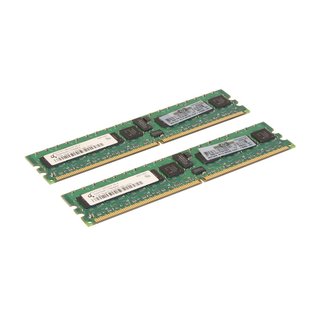HP 2GB (2*1GB) 1RX4 PC2-5300R DDR2-667MHZ MEMORY KIT BULK 408851-B21